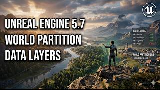 UE 5.7 World Partition -Data Layers,слои данных.