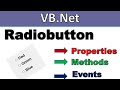 VB.Net Radiobutton control Properties,Methods and Events