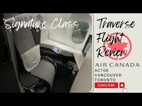 Air Canada Domestic Business Class Review 787-9 Vancouver - Toronto