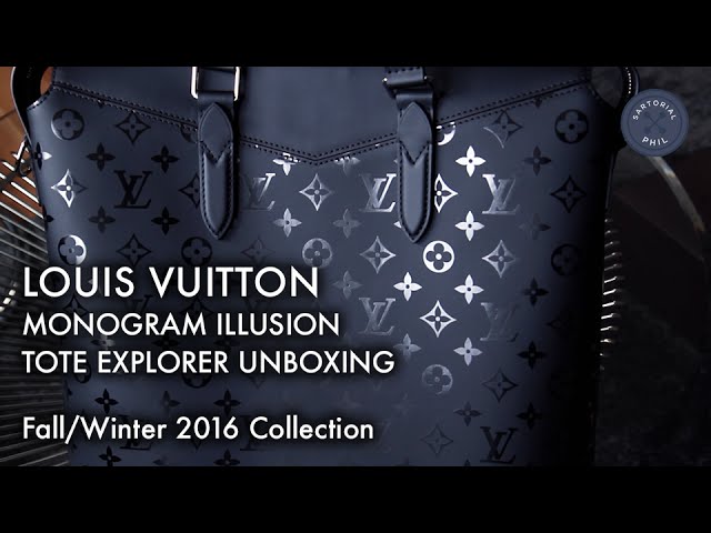 UNBOXING: Monogram Illusion Tote Explorer / Louis Vuitton FW 2016 Men's  Collection 