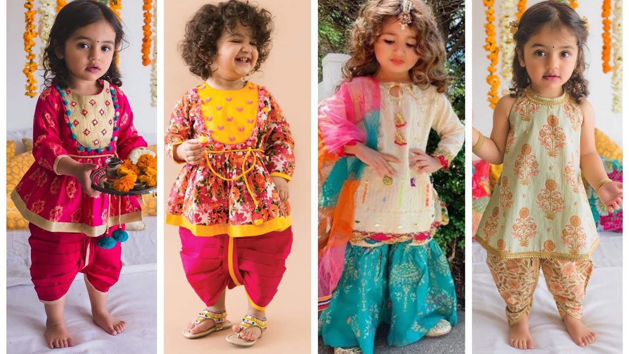 Punjabi dress, fancy dress ideas, patiala salwar, traditional kids dress |  Fancy dress for kids, Kids saree, Punjabi dress