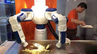 范可欽波比機器人餐廳BOBE機器人炒飯 