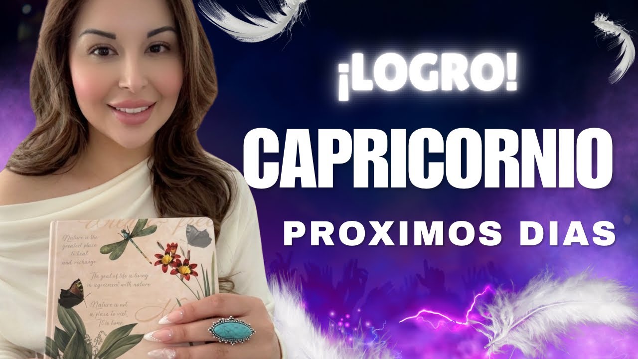 CAPRICORNIO ♑️ ¡LOGRO! La meta que ya está escrita para este mes
