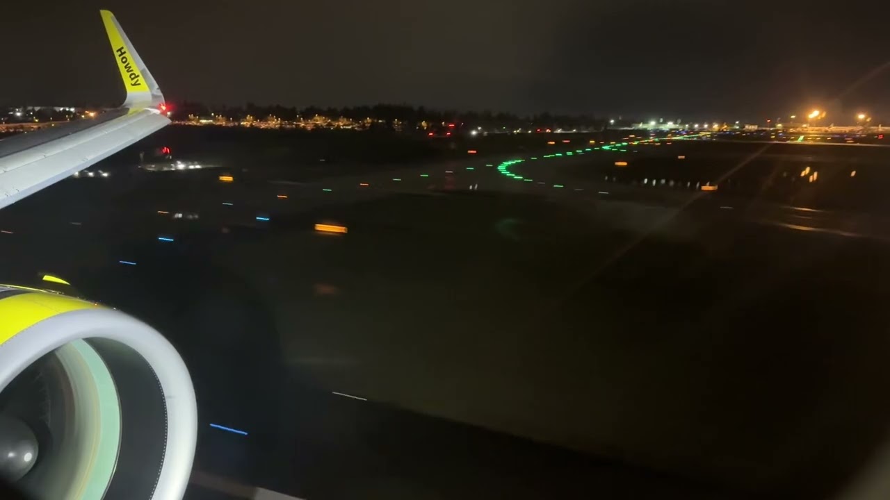 Spirit’s First A321neo (N702NK) Landing RWY16R at Seattle