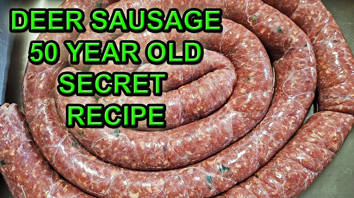 DEER SAUSAGE 50 YEAR OLD SECRET RECIPE