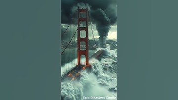 Thumbnail of “Golden Gate Bridge Collapses in Massive Storm”#disaster #storm  #tsunamidisaster #sanfrancisco