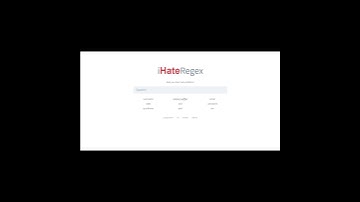 If you hate Regex, This website is for you #shorts