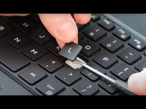 How To Fix Dell Laptop Key Keyboard - Key Install Repair