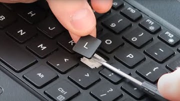 How To Fix Dell Laptop Keyboard Key - Key Install Repair