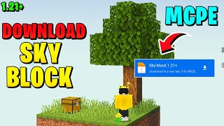 Sky-block Map Download For Minecraft PE 1.21+ screenshot 5