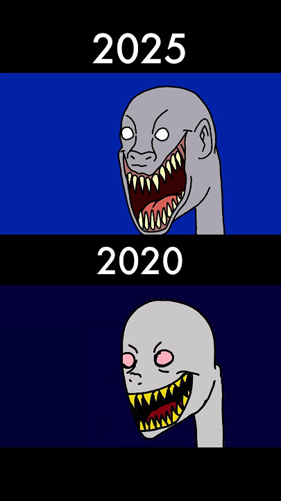 Which year is better!? #trevorhenderson #2020 #2025 #animation #greenlightcreations