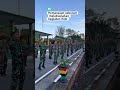 Pemanasan sebelum melaksanakan kegiatan 🦾 #tni