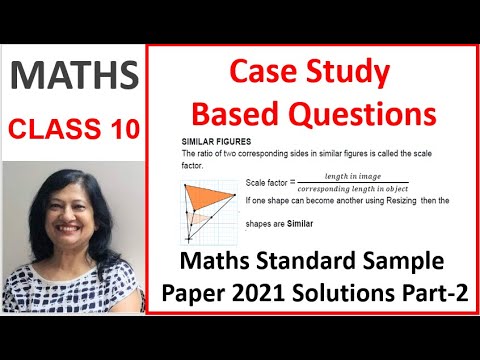 case study based questions class 10 maths with solutions