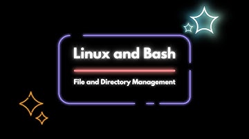 Linux/Bash Tutorial - Crash Course I File and Directory Management + Keyboard Shortcuts