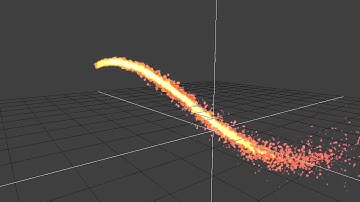 OpenGL Flame Particles Along Line