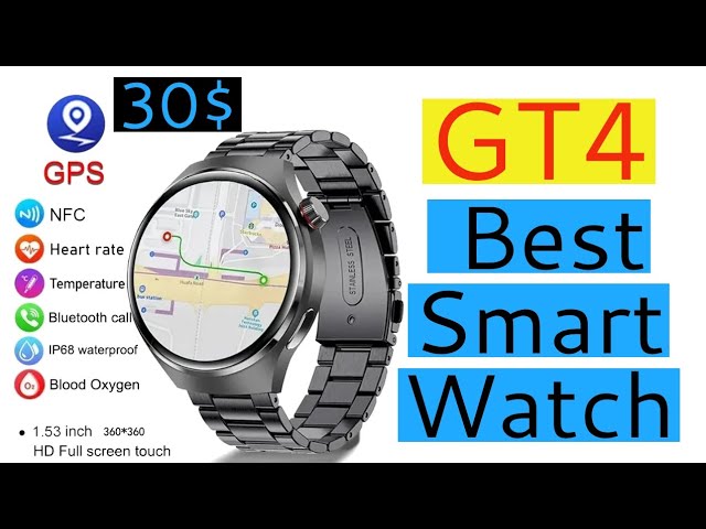 New 2023 GT4 PRO Watch 7 Smartwatch With Heart Rate Monitor
