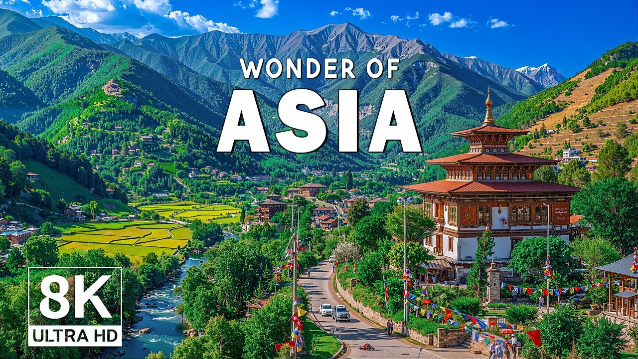 ⁣Wonders of Asia – Explore Iconic Cities, Sacred Sites, and Natural Wonders | Travel Video 4K