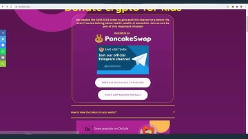 SAVE KIDS Token - How to buy SAKI on Pancake Swap using Metamask wallet