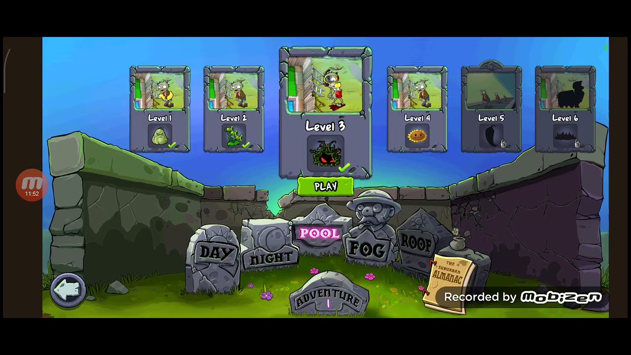 Играем в plants VS zombie (5/20)