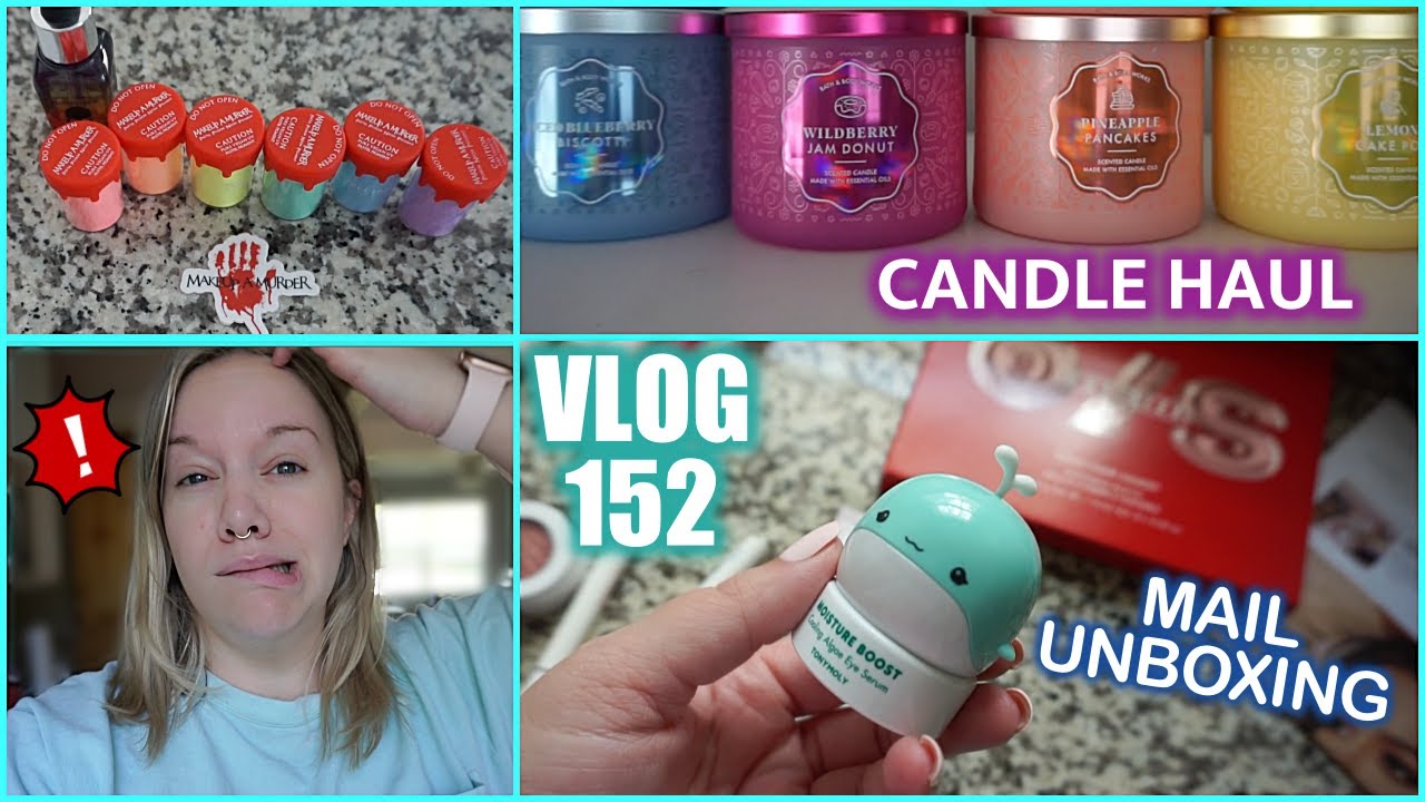 VLOG 152 | BORING WEEK, MAIL UNBOXING & CANDLE HAUL + Menstruals Cup-date!