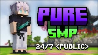 New 24/7 Public LIFESTEAL SMP for MCPE/JAVA 1.21+ | PVP SERVER | PURE MC