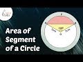 How to find the Area of Segment of a Circle