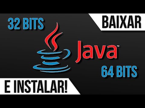 BAIXAR E INSTALAR JAVA! (32bits e 64bits!)