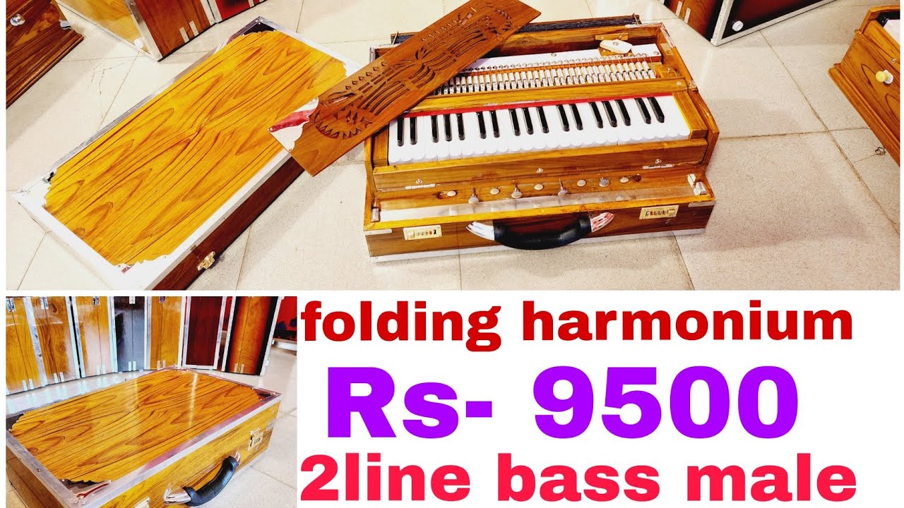 2line folding harmonium available at low price cash on delivery