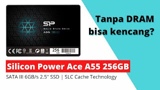 Review SSD Silicon Power Ace A55  256GB  SATA 2.5"  | Tanpa DRAM bisa Kencang?