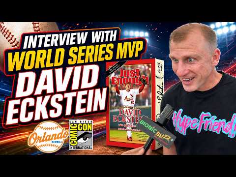 World Series MVP David Eckstein Talks Just Enough & Orlando MLB Dream | SDCC 2026