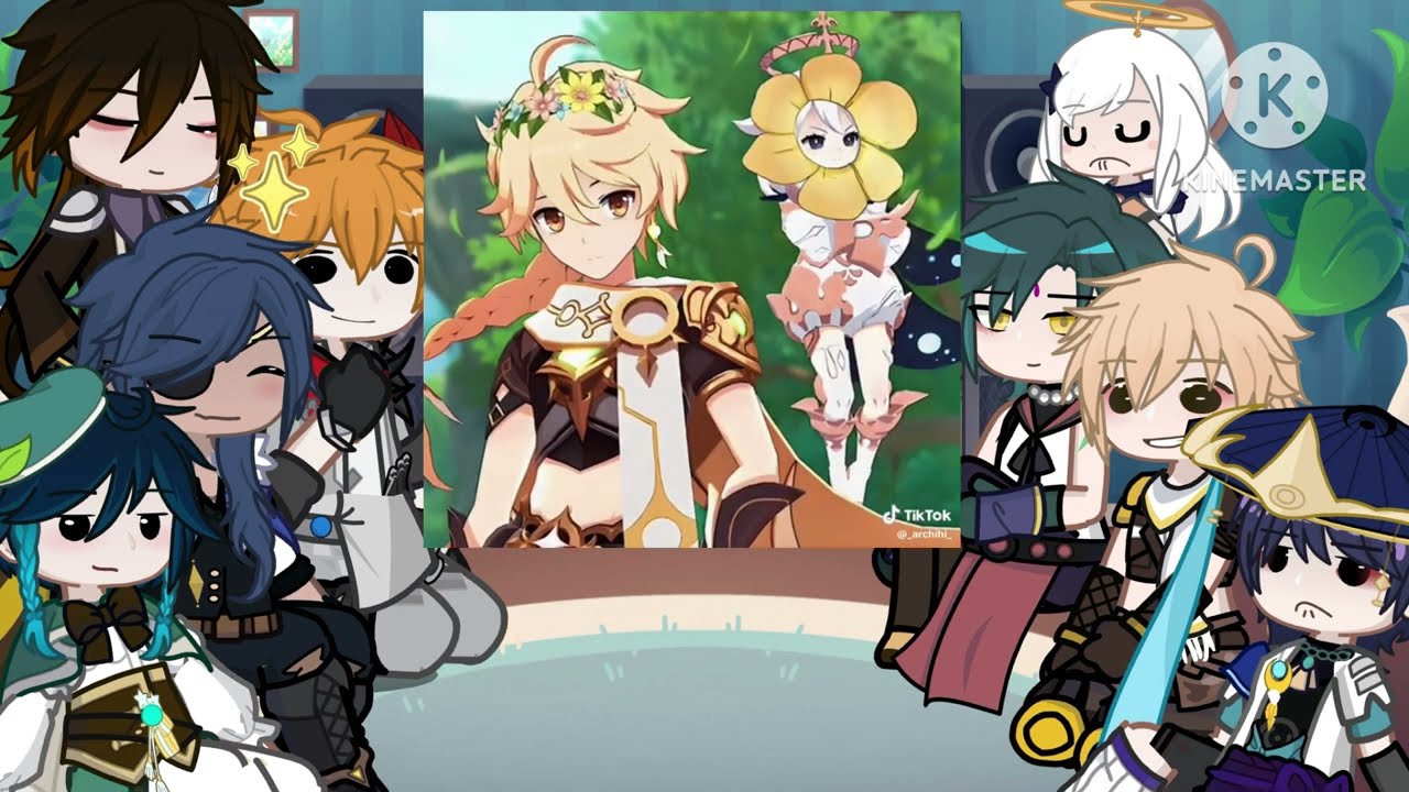 Персонажи Genshin реагируют на Aether//2/2 извините, что так долго//Тревога/спойлеры//надеюсь, ме...