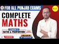 Complete free maths ratio and proportion day 2 psssb punjab police  punjab examsmanish sir