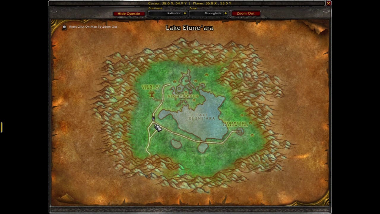 Horde Flight Path Location In Moonglade Guide And Location Youtube