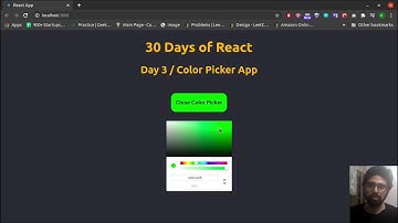 Color Picker App - Day 03/30 React Challenge