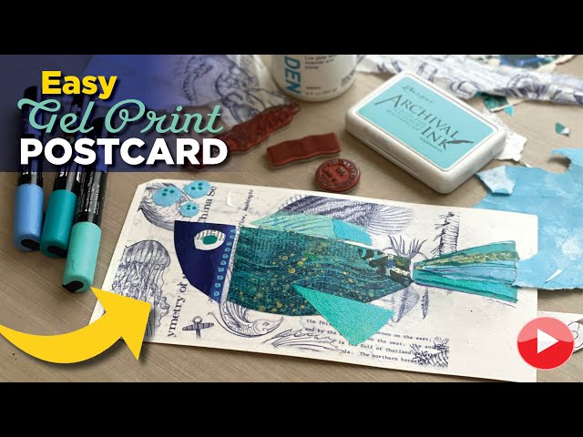 Absolutely Awesome Monoprints with Posca Pens–Tutorial Tidbits