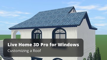 Customizing a Roof - Live Home 3D Pro for Windows Tutorials