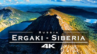Ergaki - Southern Siberia, Russia 🇷🇺 - by drone [4K]