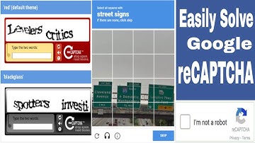 How To Solve Google reCAPTCHA