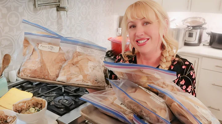 Filling My Freezer with 30 Scratch Made Freezer Meals!