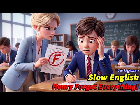 Henry Forgot Everything... Then He Failed the Test! | Slow English Listening Story (A2 Level)