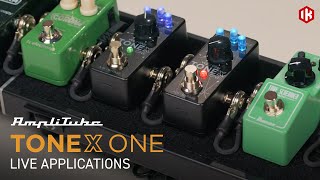 TONEX ONE mini guitar pedal - Live applications