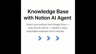 Employee Knowledge Base with Notion AI Agent