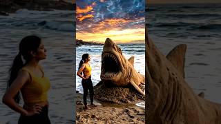 How to Make Shark 🦈 Sculpture Handmade Clay Art #viralshort #shortsfeed #shark #trending