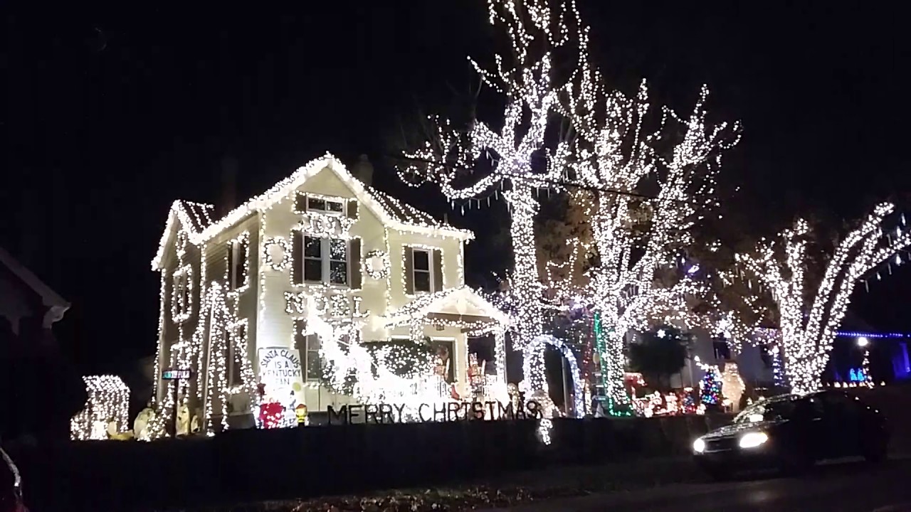 Christmas Light Display In Carthage Ohio