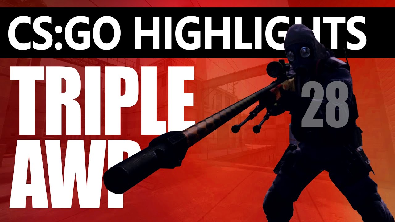 CS:GO HIGHLIGHTS #28 - TRIPLE AWP [DANSK CSGO HIGHLIGHT] - YouTube