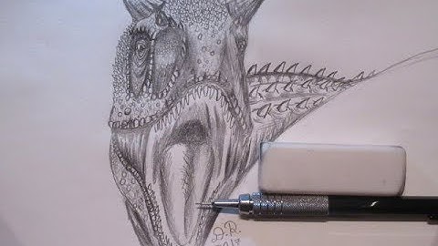 How to Draw Carnotaurus from Jurassic World Fallen Kingdom