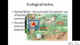 community ecological niche habitat fundamental realized