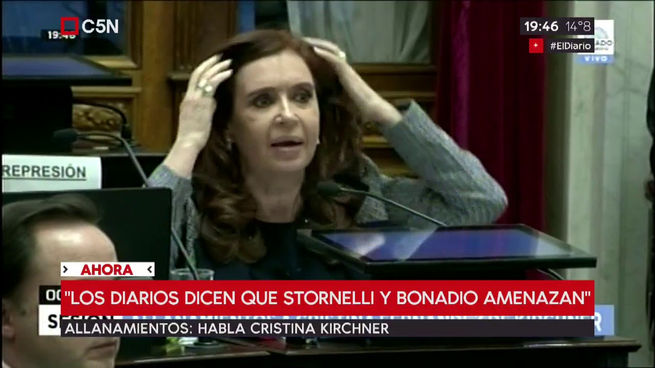 El Senado debate allanamiento de CFK: Habla Cristina Kirchner