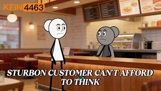 Customer insists on being sat on neighbor’s patio