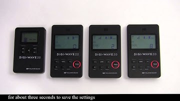 Williams Sound: Digi-Wave 2.0 Programming DLR 60 (with captions)